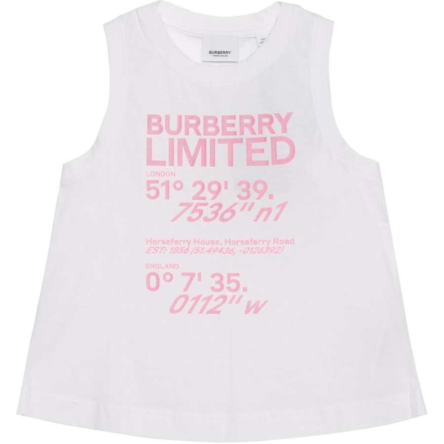 Burberry Kids T Shirts Crew Neck Moderate