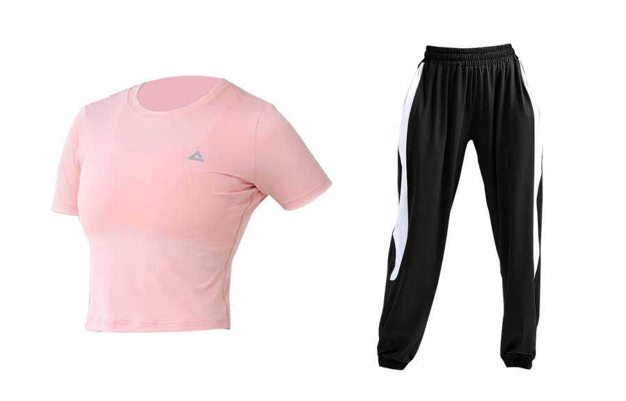 PEAK Fitness Sets Women's Crew Neck Thin