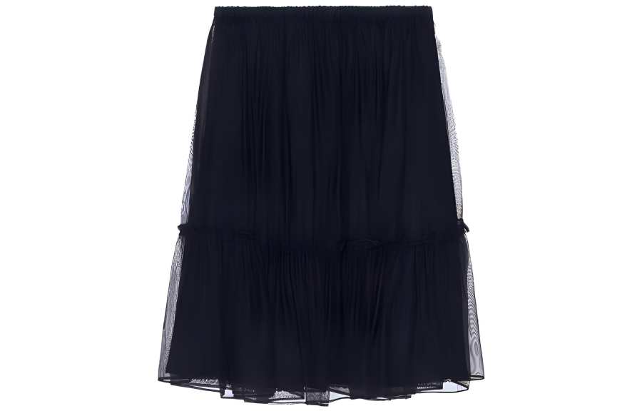 GUCCI Casual Long Skirt Women's Black