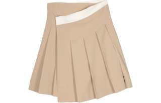 LOW CLASSIC Pleat detail Wrap Skirt
