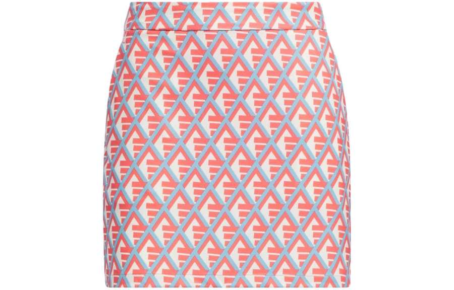 Adidas Adidas Clothing Casual Short Skirts Women's Scarlet