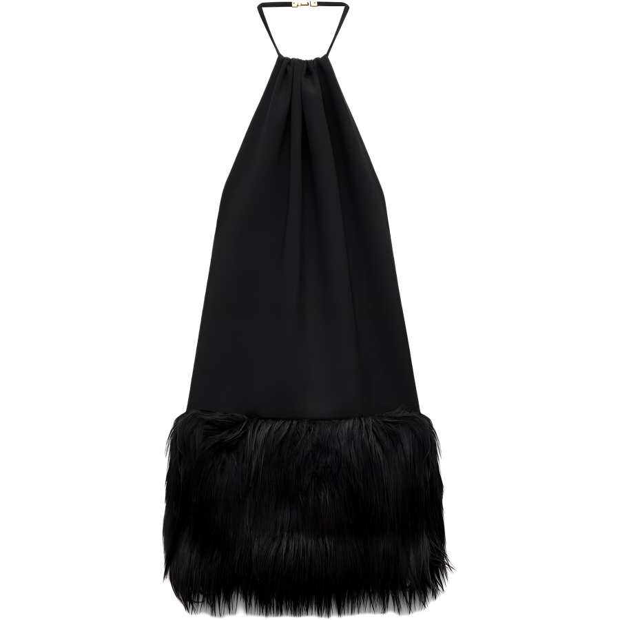 ZARA Sleeveless Dress Women's Black