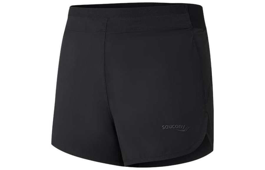 Saucony Sports Shorts Women's Jet Black Moderate A Line