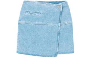 Nanushka button-fastening mini skirt
