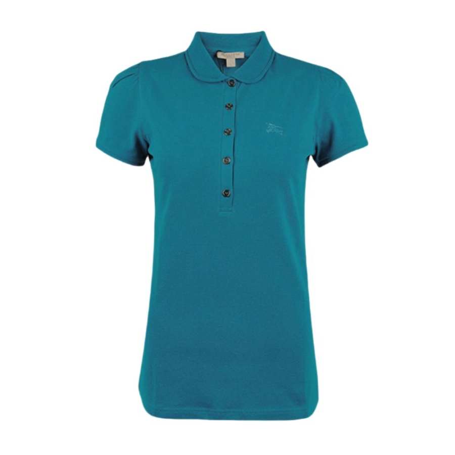 Burberry Polo Shirt Women's Blue