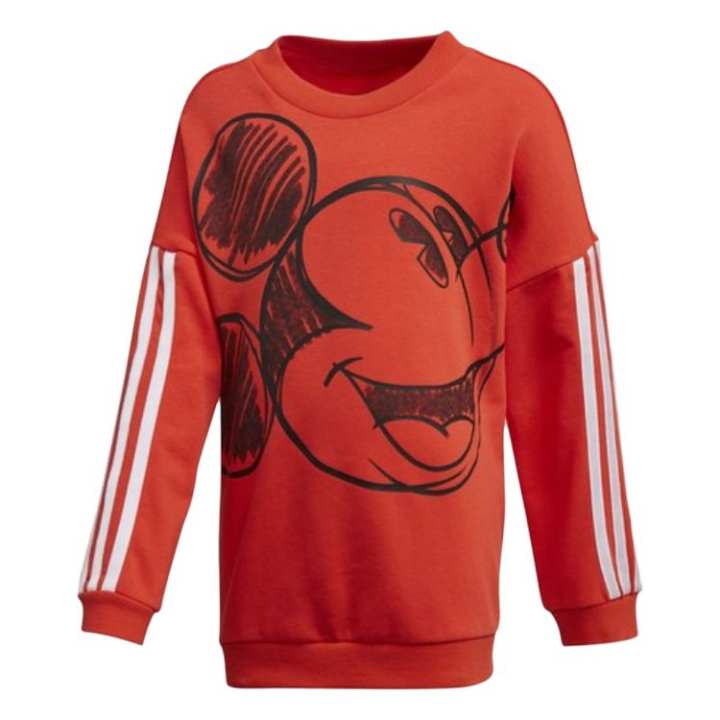 Adidas Adidas Sweatshirt Disney Mickey Collaboration Red/White/Black Children Aged 3 7 Years Old