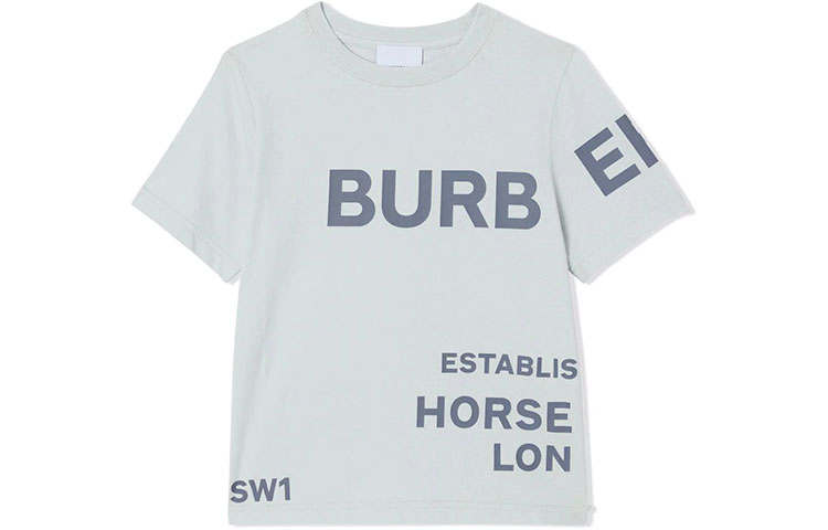 Burberry T Shirt SS22 Gray Kids'