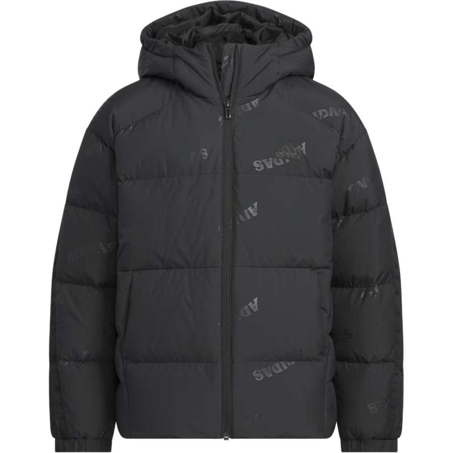 Adidas Adidas ALLOVER PRINT Down Jacket Teenagers Black
