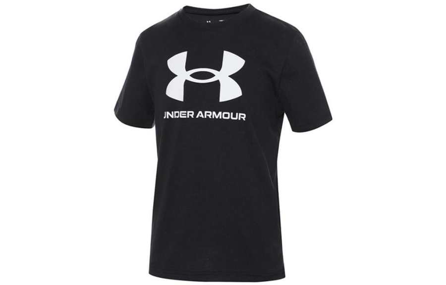 Under Armour Kids T Shirts Crew Neck Moderate