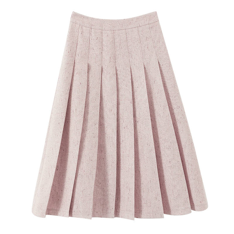 XIANGYING Casual Long Skirt Women's Pink