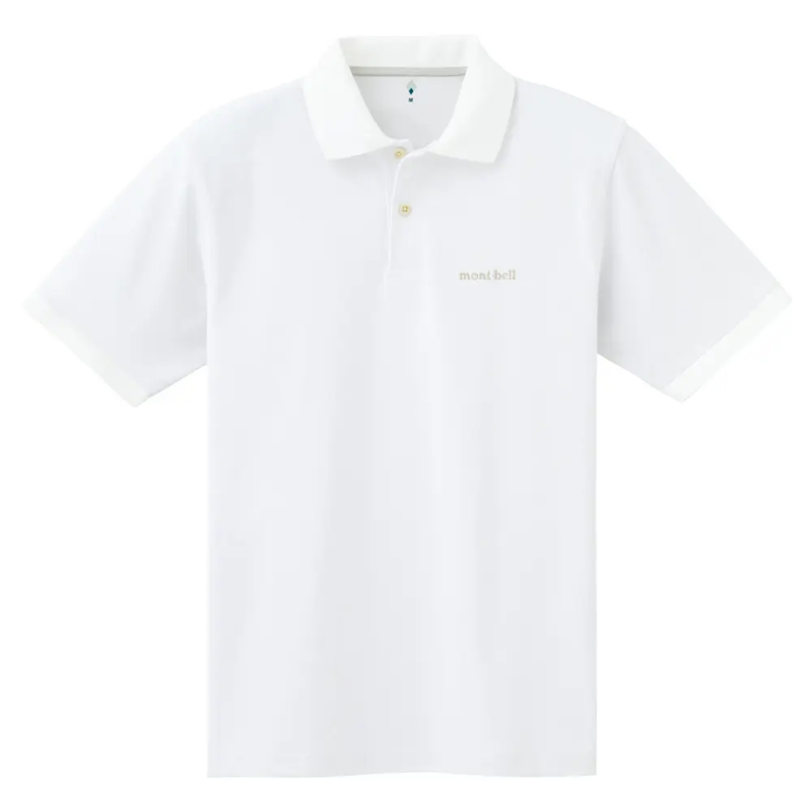 MONTBELL Polo Shirts Men's Polo Collar Moderate Straight Fit