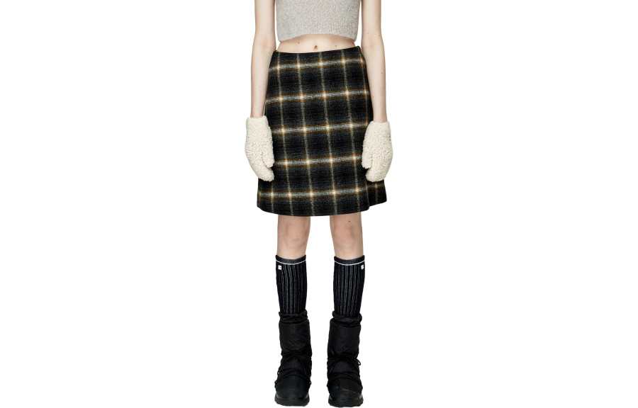 LOW CLASSIC LOW CLASSIC Casual Short Skirts Women's Black