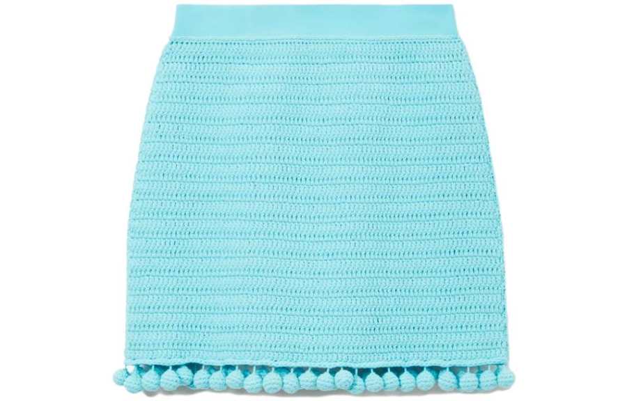 Burberry 【Previous Season】crochet-knit straight skirt