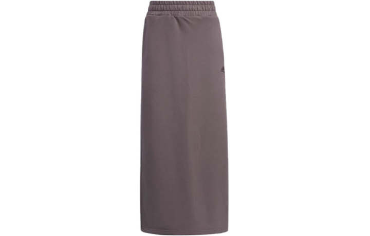 Adidas Adidas Casual Long Skirt Women's Charcoal Gray