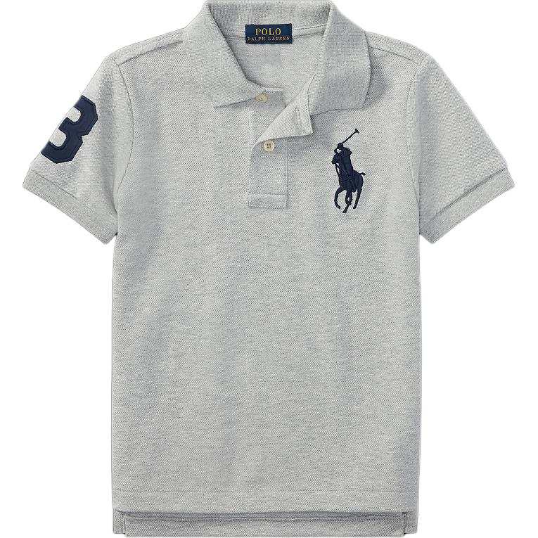 Polo Ralph Lauren T Shirt SS24 Heather Gray Kids'