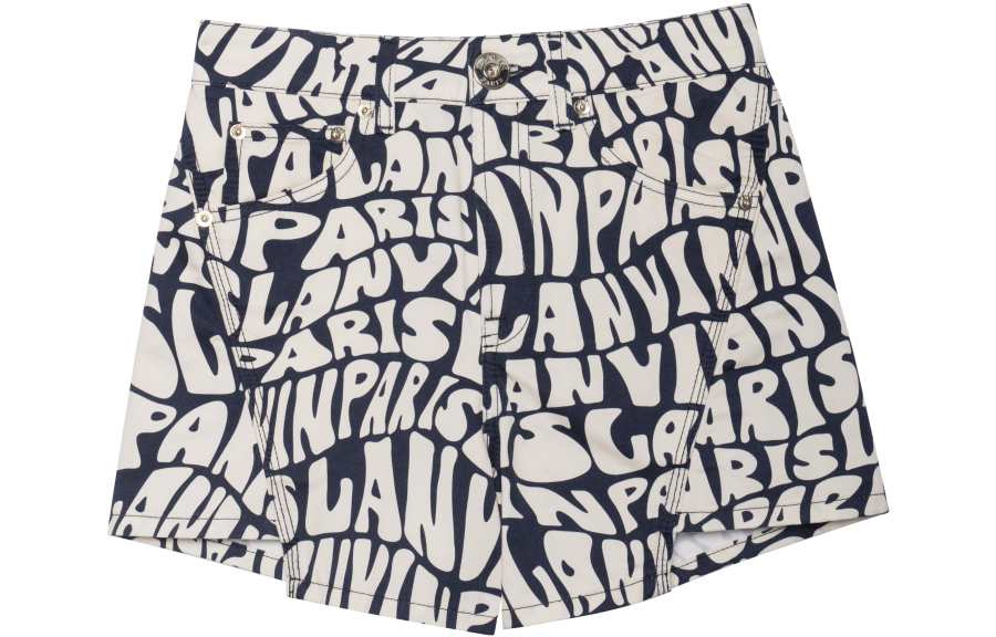 Lanvin SS21 Denim Shorts Women's Marine Blue