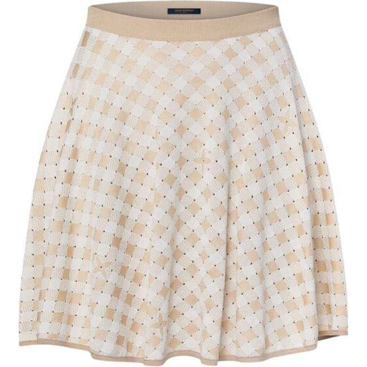 LOUIS VUITTON FW24 Casual Short Skirts Women's Beige