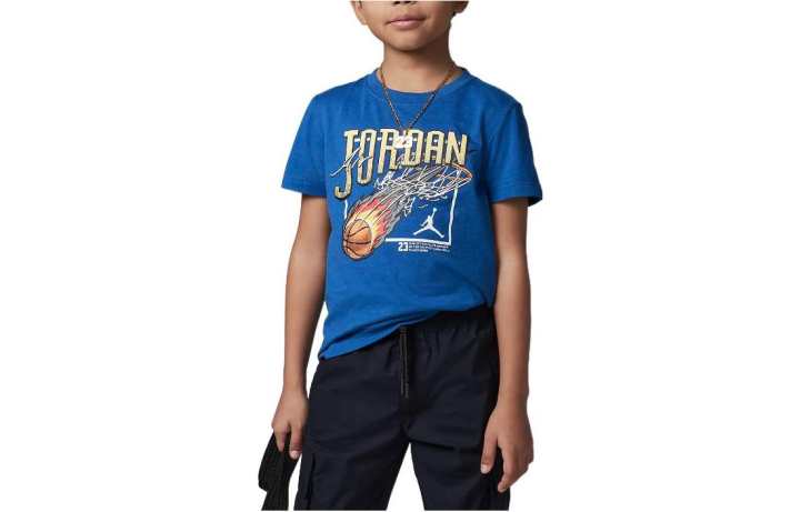 Jordan Jordan Kids T Shirts Crew Neck Moderate