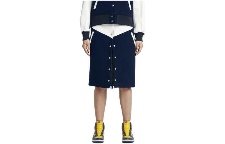 Nike Nike Casual Long Skirts Women's Blue Moderate Mid Length A Line Skirt