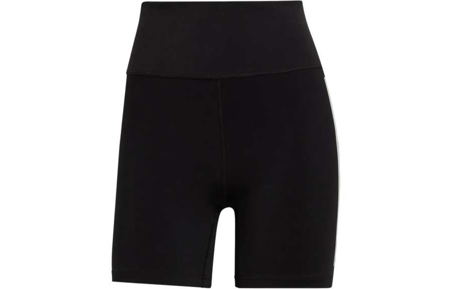 Adidas Adidas Dailyrun 3 Stripes 5 Inch Leggings Sports Shorts Women's Black
