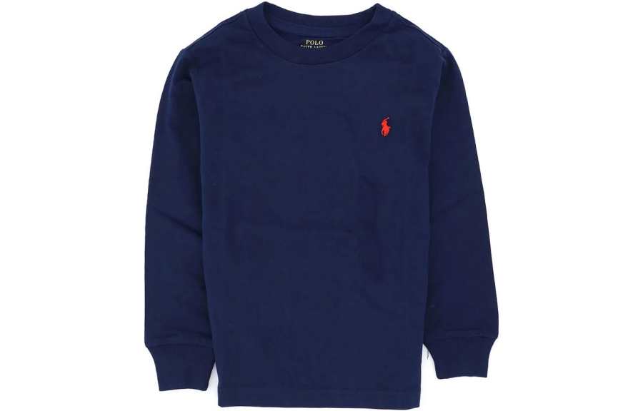 Polo Ralph Lauren Sweatshirt SS23 Marine Blue Children Aged 3 7 Years Old