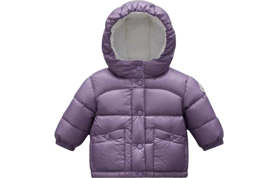 Moncler Padded Jacket Purple Infant And Toddler