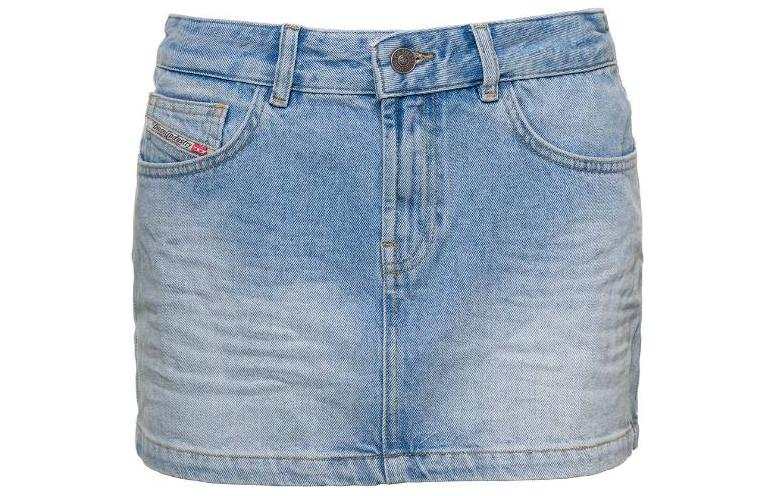 DIESEL Denim Short Skirts Women's Blue