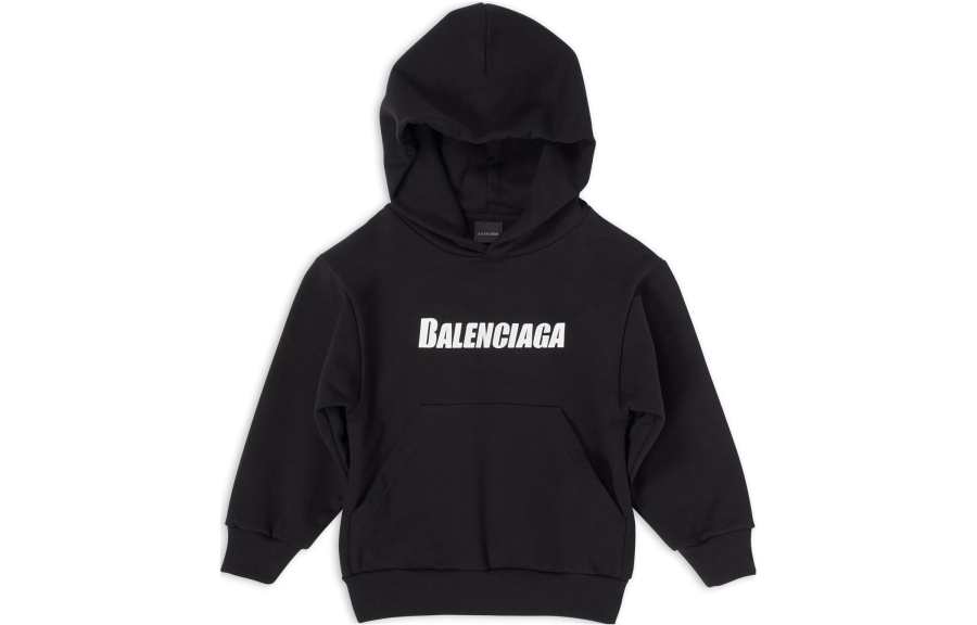 Balenciaga Sweatshirt FW22 Regular Fit Black Kids'