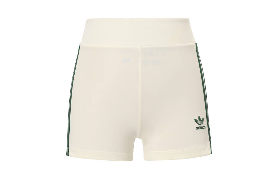 Adidas Originals Sports Shorts Women's Beige Moderate Tight Pants