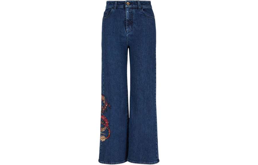 EMPORIO ARMANI SS24 Jeans Women's Denim Blue