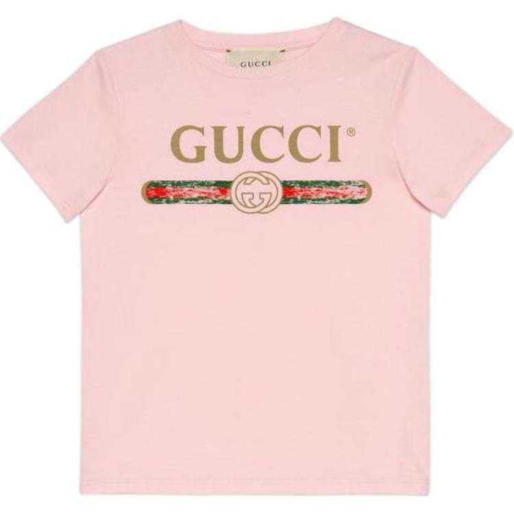 GUCCI Kids T Shirts Crew Neck Moderate