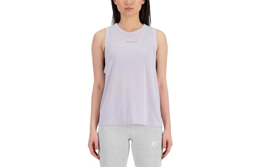 New Balance New Balance Achiever Tank With Dri Release Sport Vests Women's Gray Purple