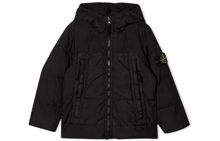 STONE ISLAND Kids Padded Jackets Hooded Moderate