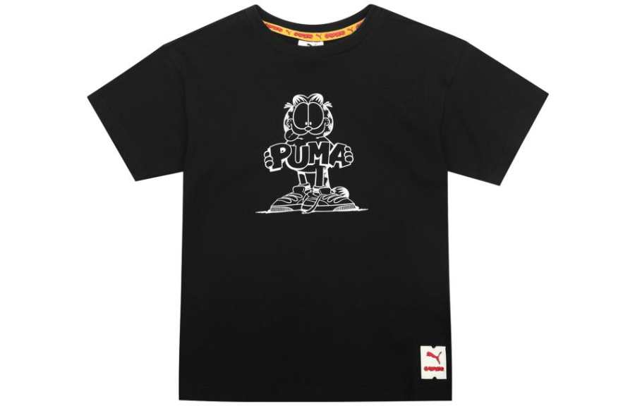 PUMA Kids T Shirts Crew Neck Moderate