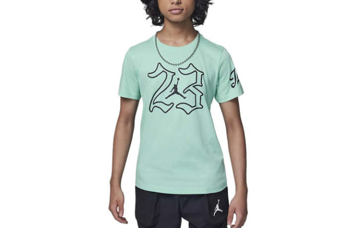 Jordan Jordan T Shirt Rising Emerald Green Kids'