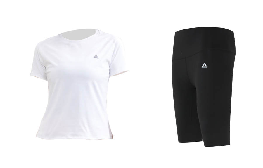 PEAK Fitness Sets Women's Crew Neck Thin