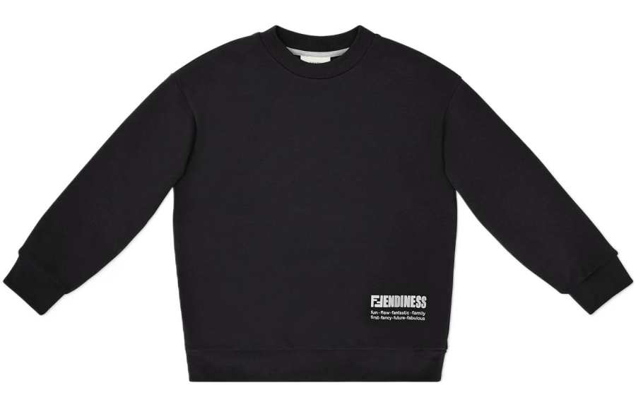 FENDI Kids Sweatshirts Crew Neck Moderate