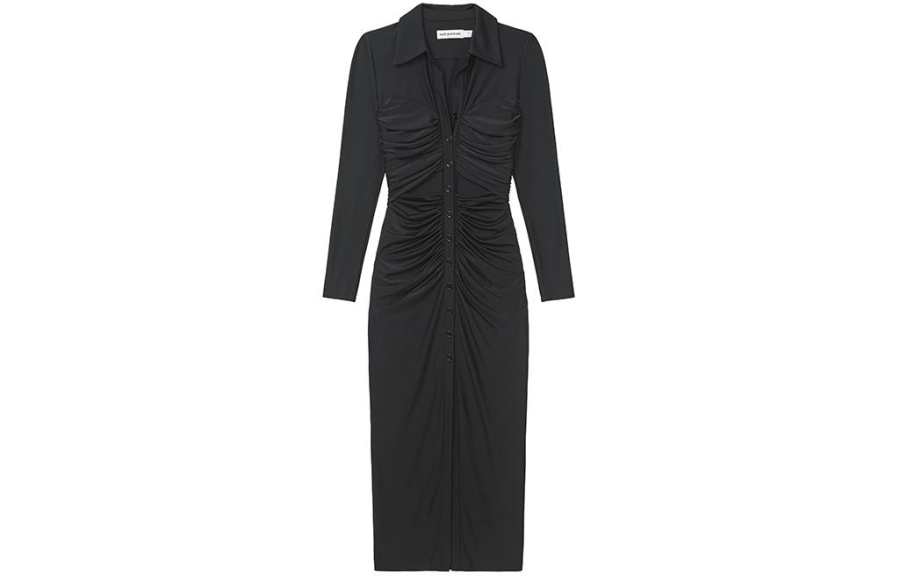 Self-portrait Self portrait Long Sleeved Dress Women's Black