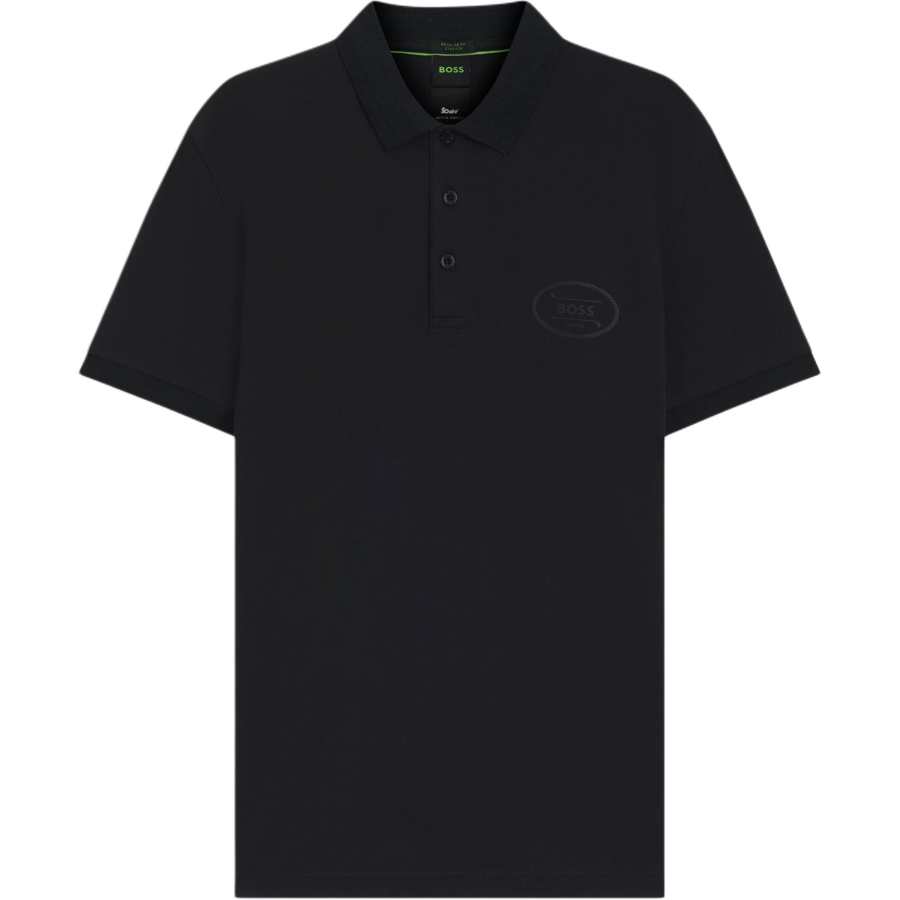 Hugo Boss logo-print polo shirt