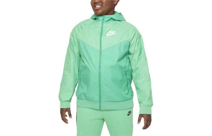 Nike Nike Sportswear Windrunner Jackets & Coats Kids' Stadium Green