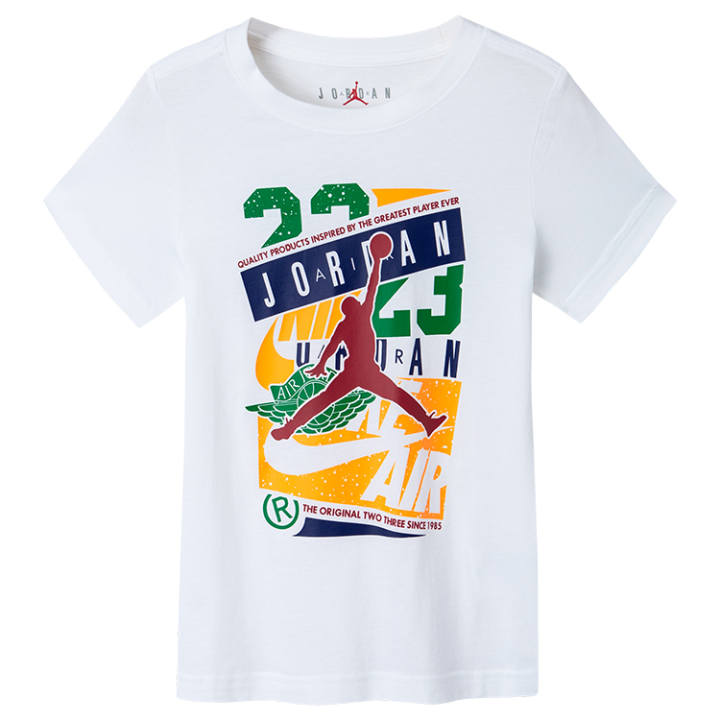 Jordan Jordan Kids T Shirts Crew Neck Moderate