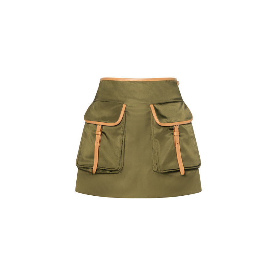 PRADA PRADA SS24 Casual Short Skirts Women's Green