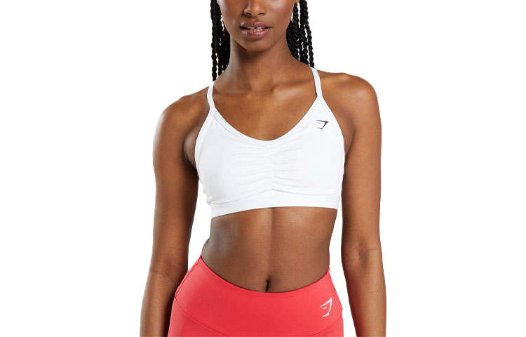 GYMSHARK Sports Underwear Women's White Moderate