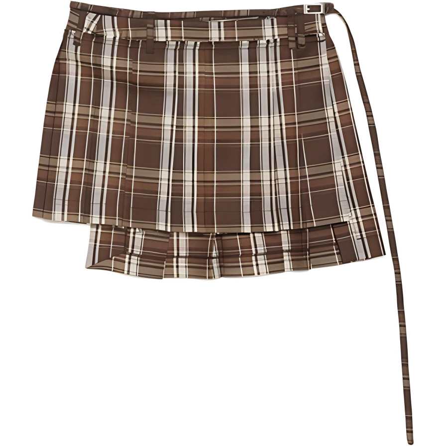 Acne Studios Acne Studios SS24 Casual Short Skirts Women's Brown/Beige