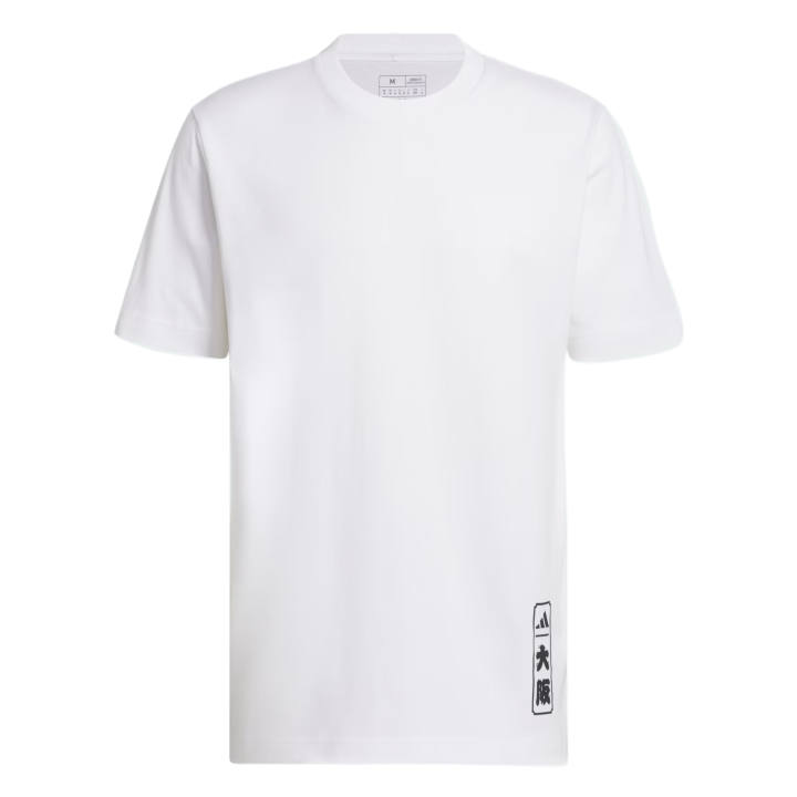 Adidas Adidas T Shirts Men's White Crew Neck Moderate