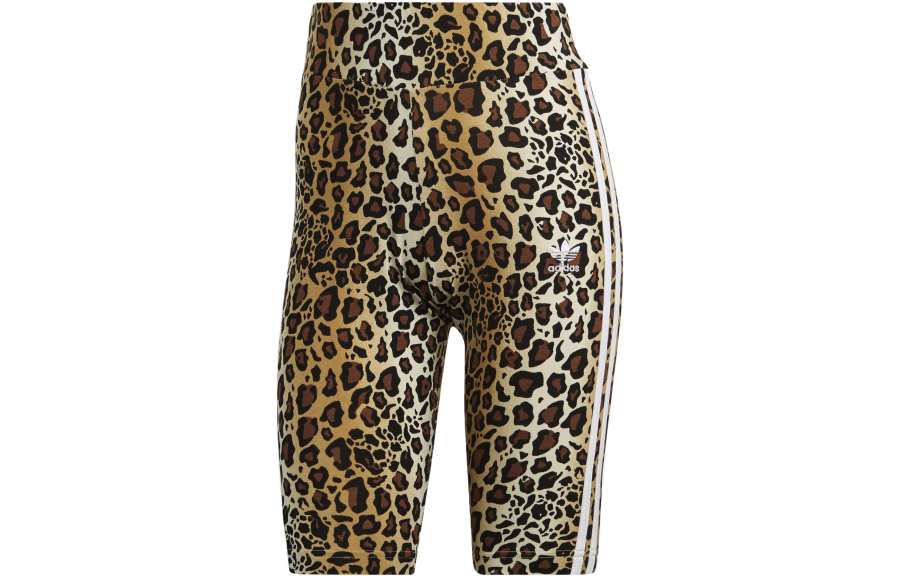 Adidas Adidas Sports Shorts Women's Brown Moderate Tight Pants
