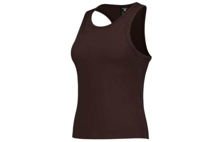 New Balance New Balance Linear Heritage Tank Running Tank Top Women's Brown