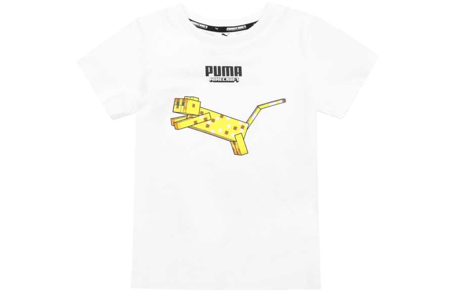PUMA PUMA Pre School T Shirts Crew Neck Moderate
