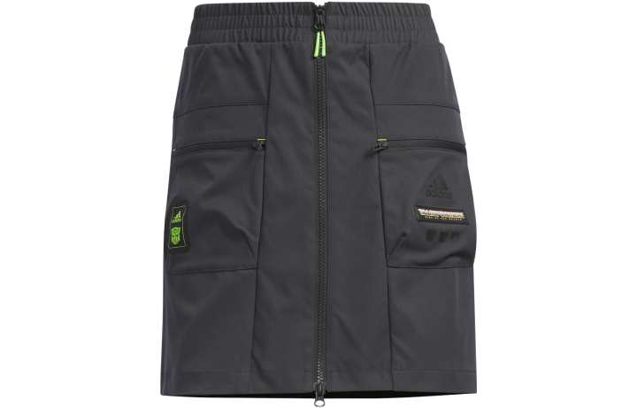 Adidas Adidas X Transformers, Collaboration Collection Cargo Short Skirts Women's Carbon Black Thin Short Cargo Skirt