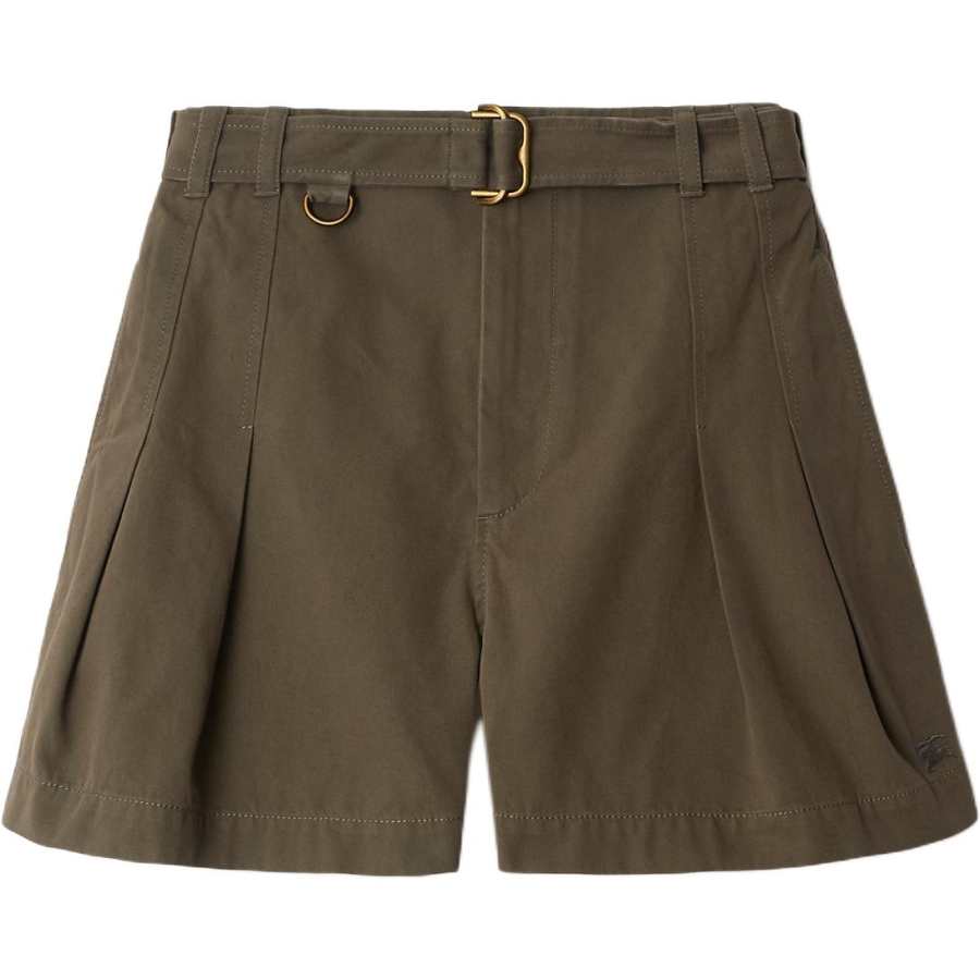Burberry belted gabardine shorts